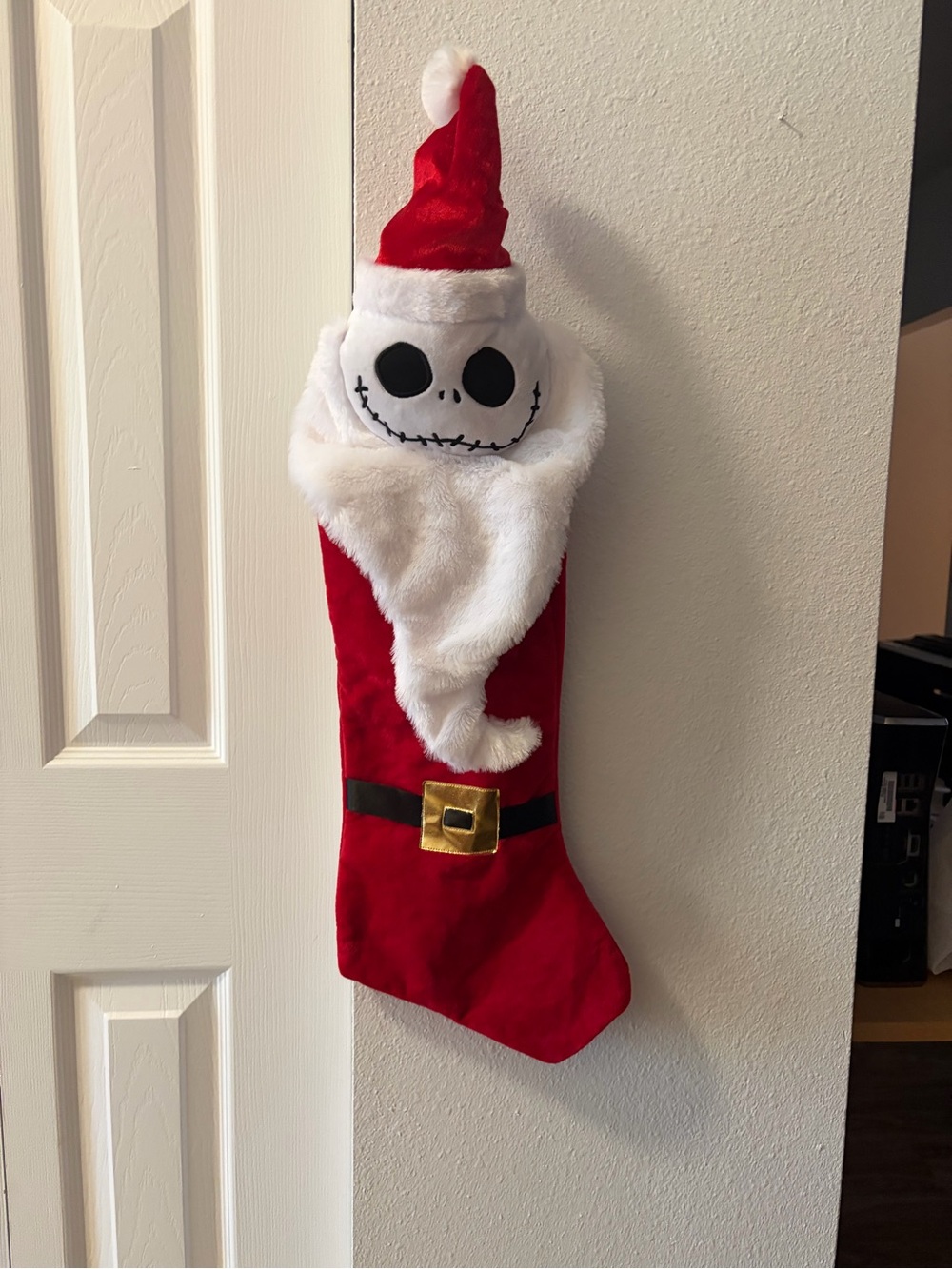 Nightmare before Christmas Jack Skellington Song Santa Stocking